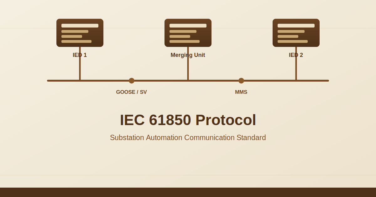 پروتکل IEC 61850 چیست؟ | استاندارد ارتباطی پست های برق هوشمند 1 IEC 61850 Protocol