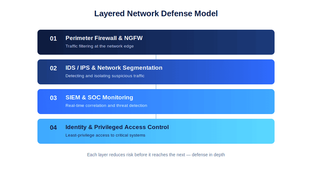 Layered Network Defens Model 1