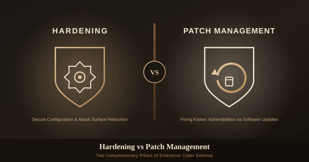 گروه امن گستران فرزان 105 Hardening Vs Patch Management
